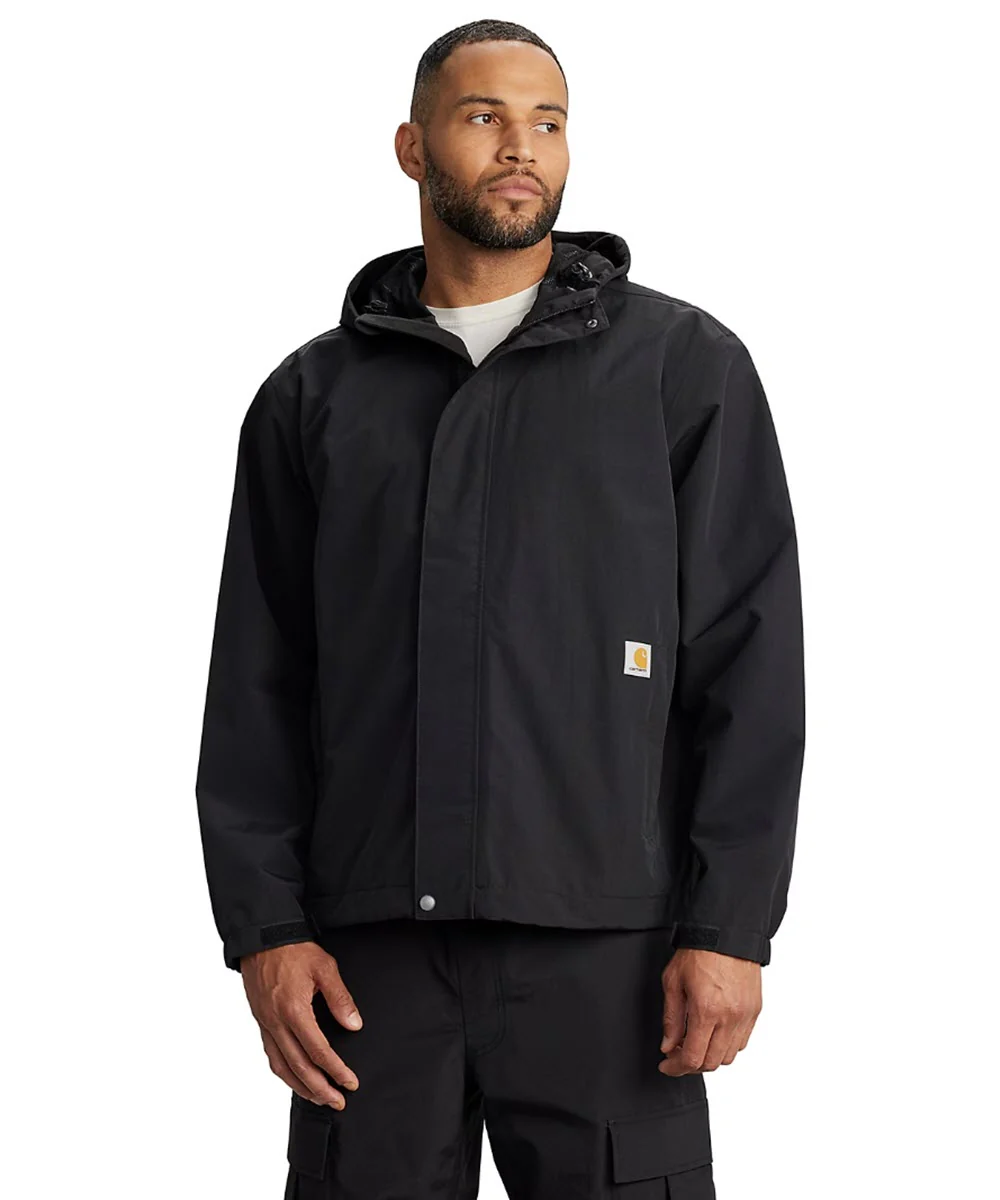 Carhartt Men's Bayou Waterproof Rain Jacket - Black