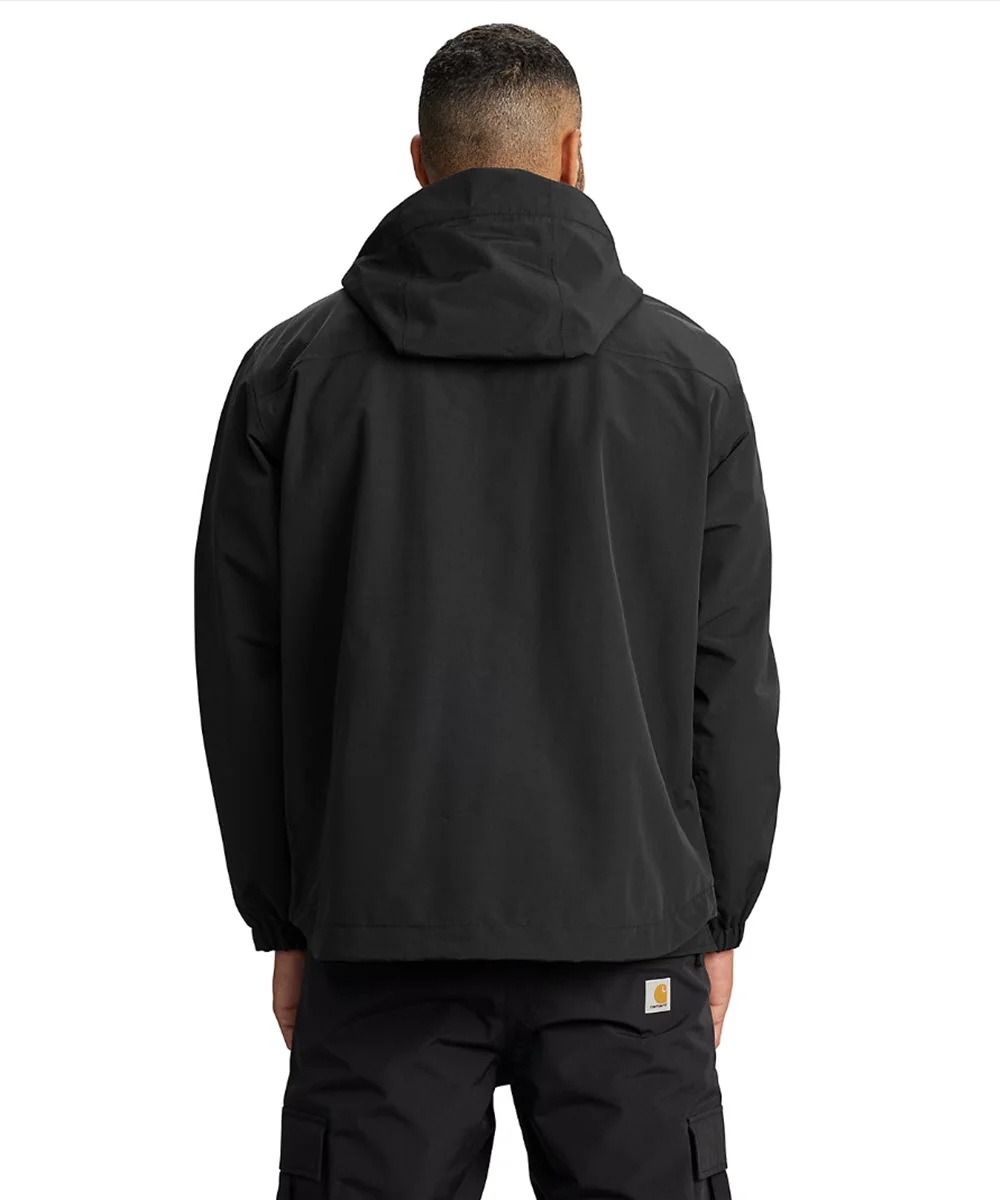 Carhartt Men's Bayou Waterproof Rain Jacket - Black - Image 2