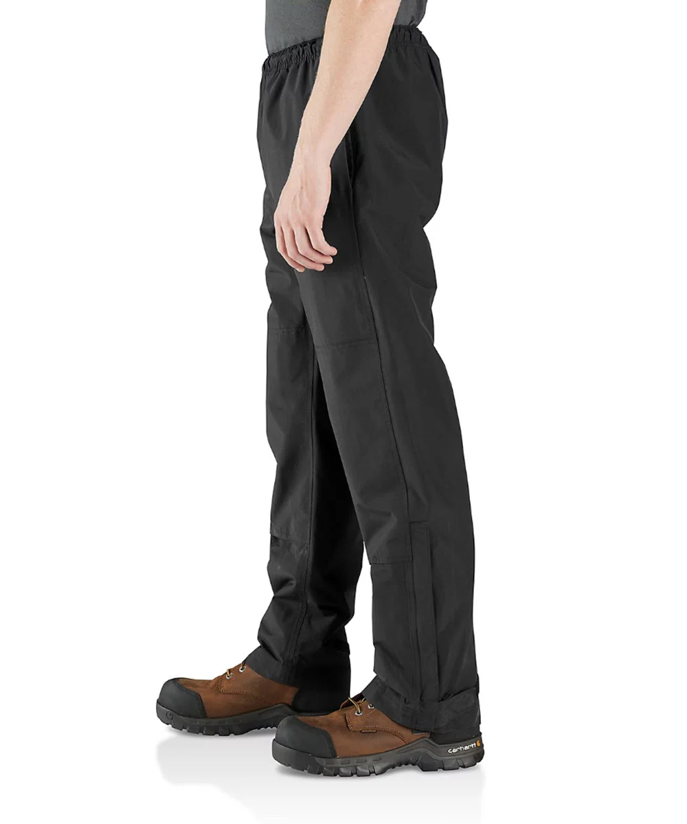 Carhartt Men's Storm Defender Relaxed Fit Rain Pants - Black - Image 2