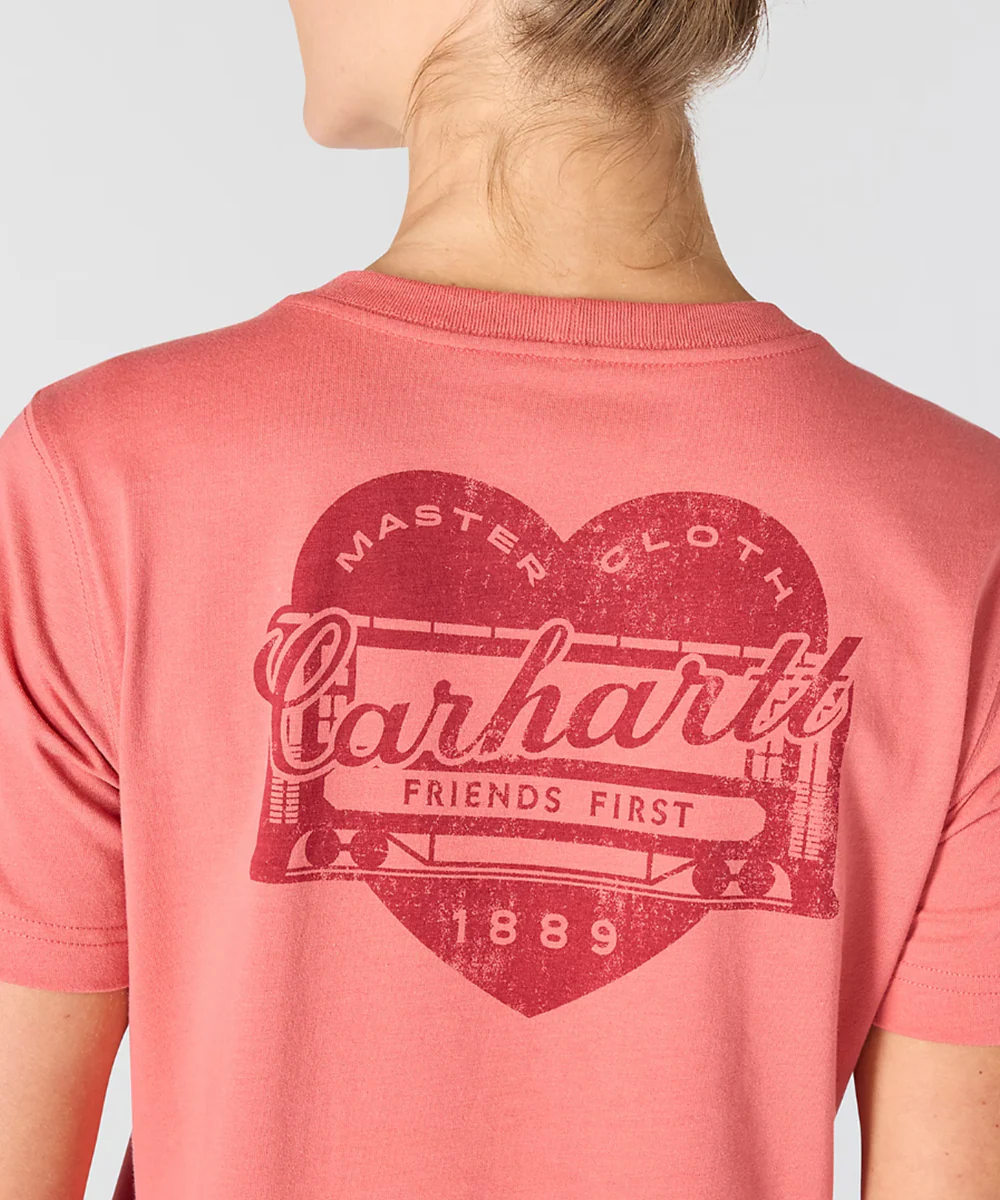 Carhartt Women's Irvine Heritage Heart T-shirt - Light Amber