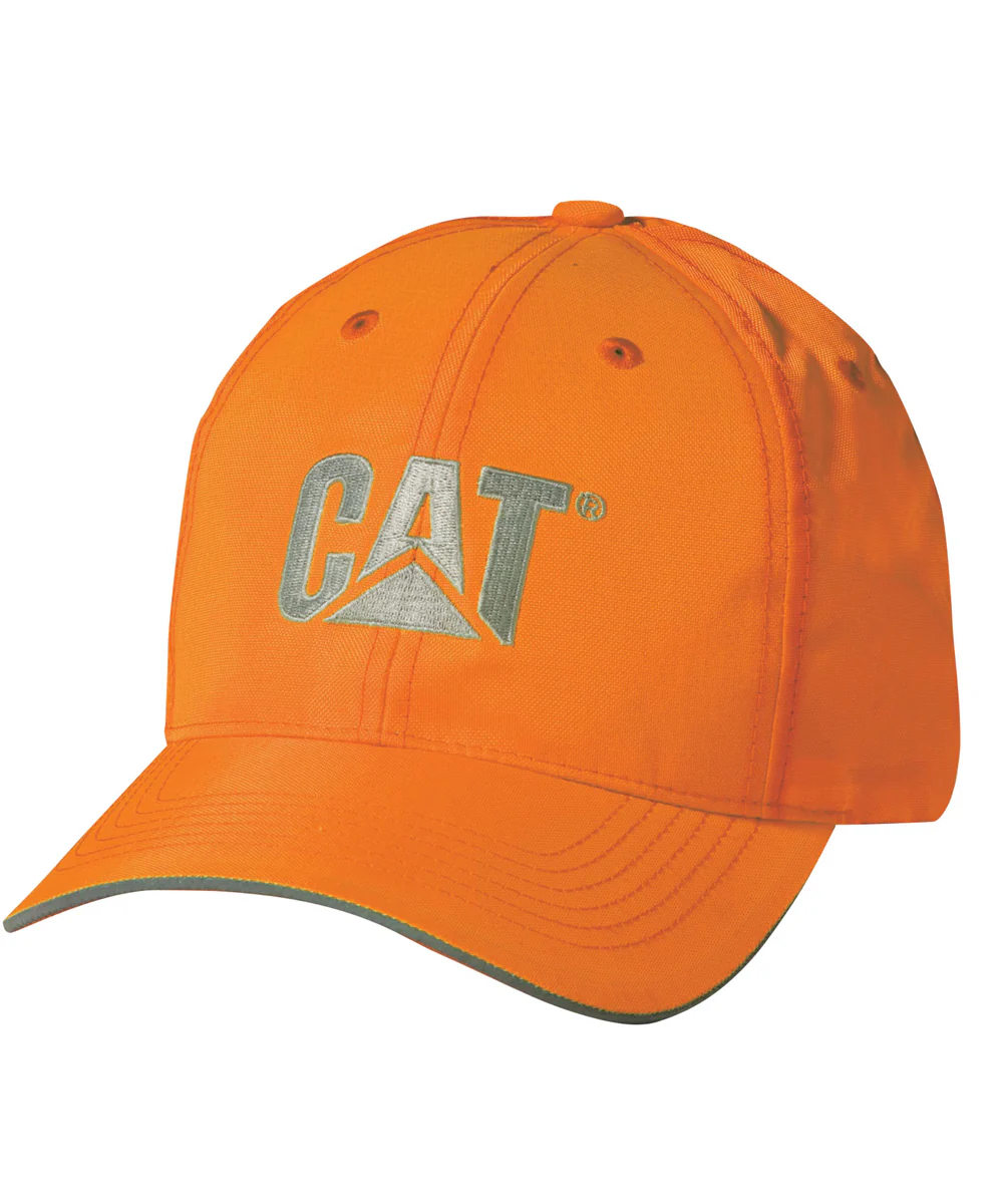 Caterpillar Hi-Vis Trademark Cap - Bright Orange