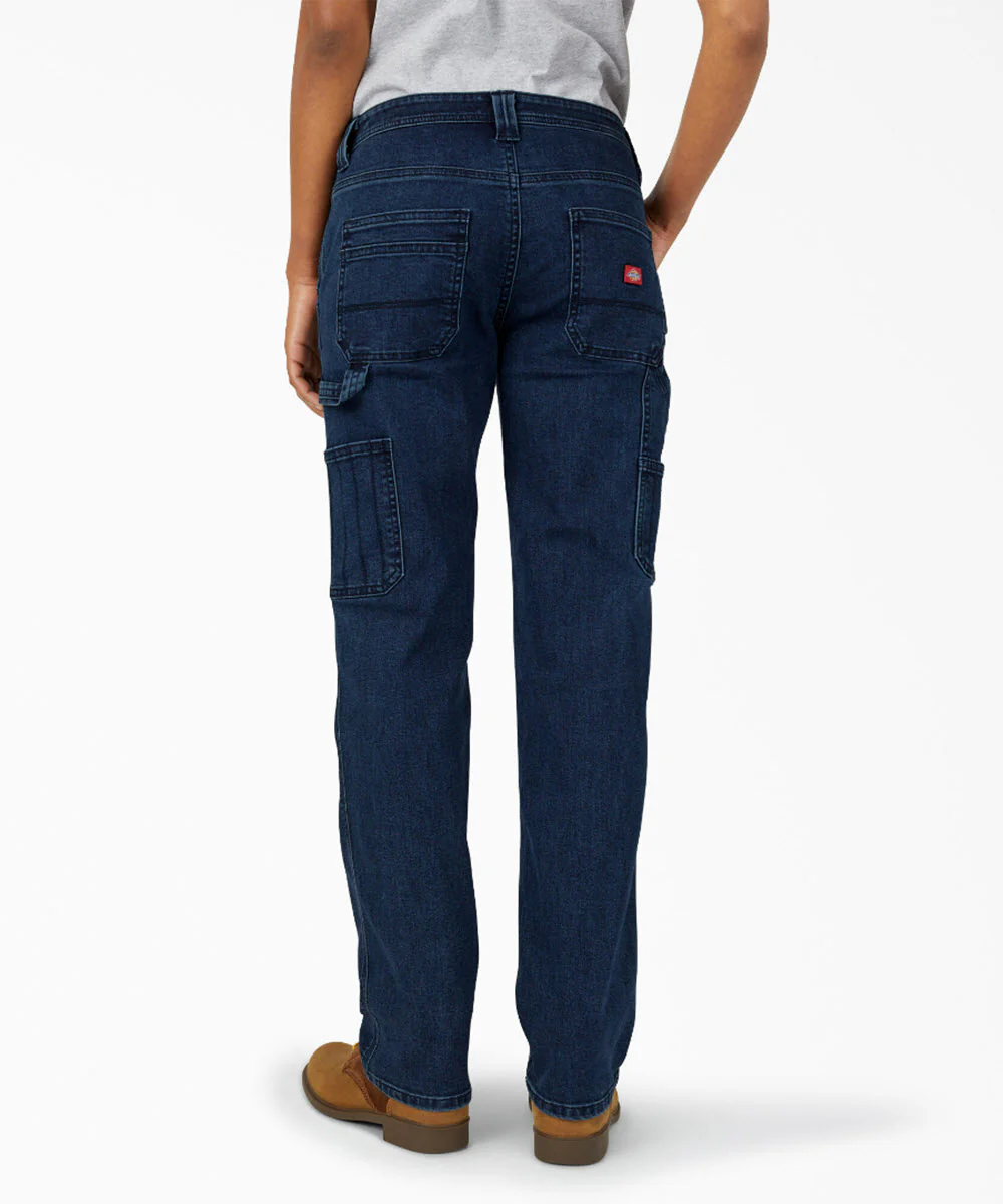 Dickies Women's Denim Carpenter Jeans - Stonewash Denim - Image 3