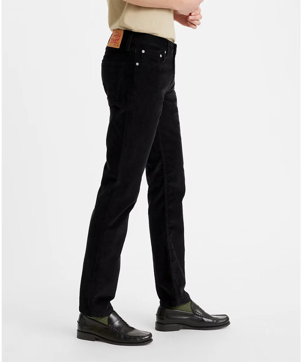 Levi's Men's 511 Slim Fit Jeans - Meteorite Black Corduroy - Image 3