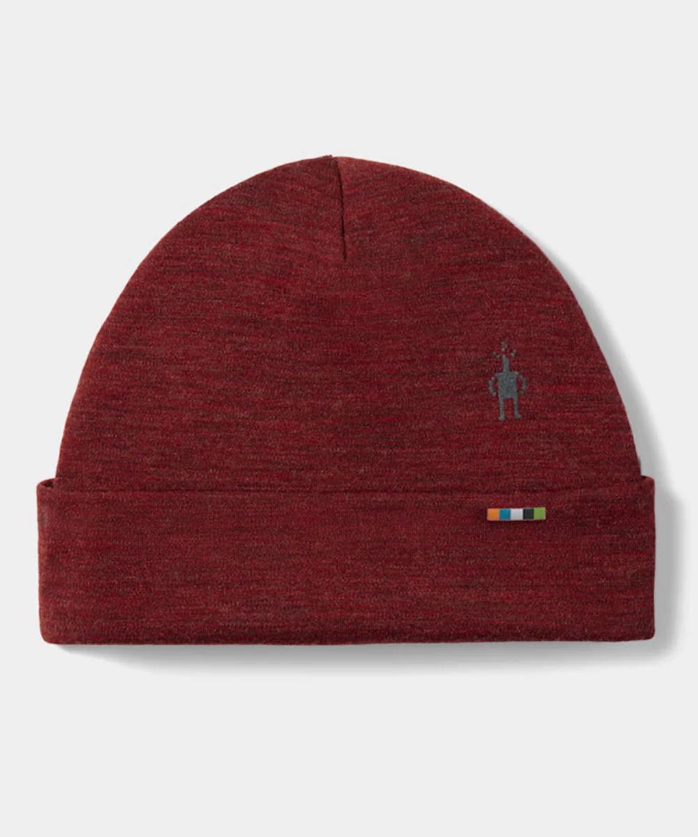Smartwool Merino Wool Cuffed Beanie - Currant Heather