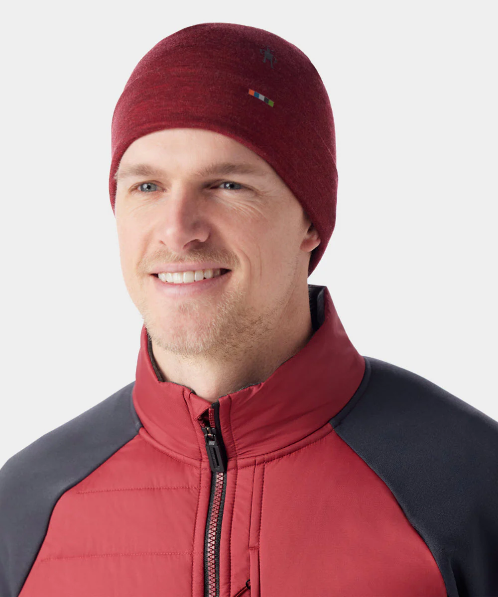 Smartwool Merino Wool Cuffed Beanie - Currant Heather - Image 2